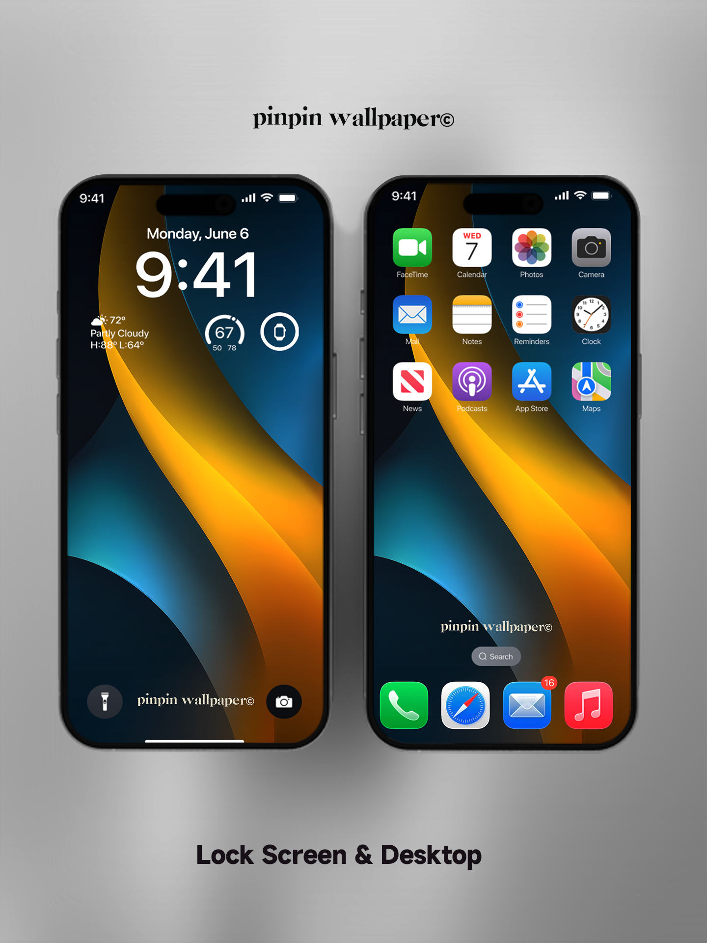 4K HD Phone Wallpaper Background - NO.5752 Minimalist Gradient Style wallpapers for iPhone and Android