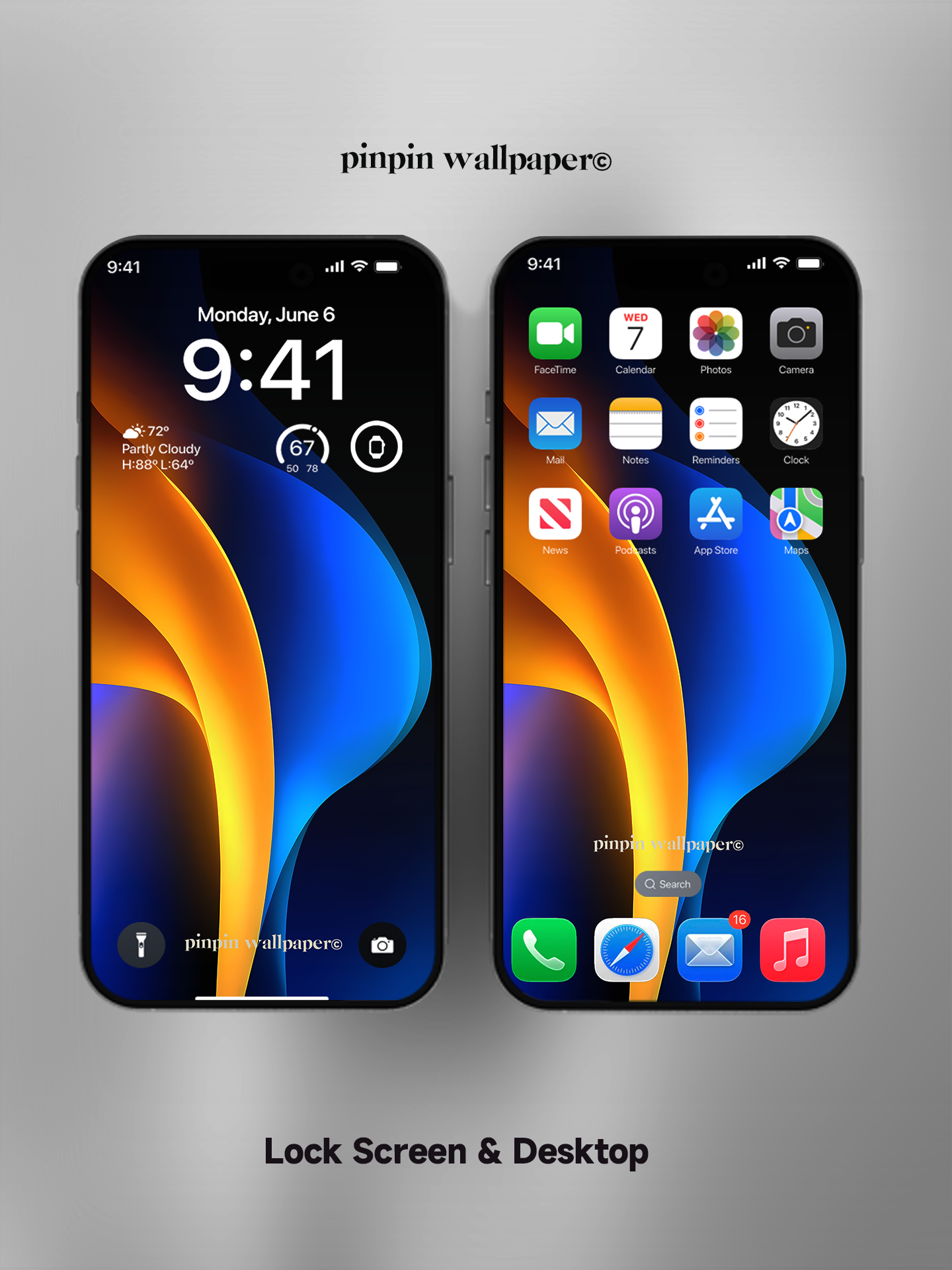 4K HD Phone Wallpaper Background - NO.5753 Minimalist Gradient Style wallpapers for iPhone and Android