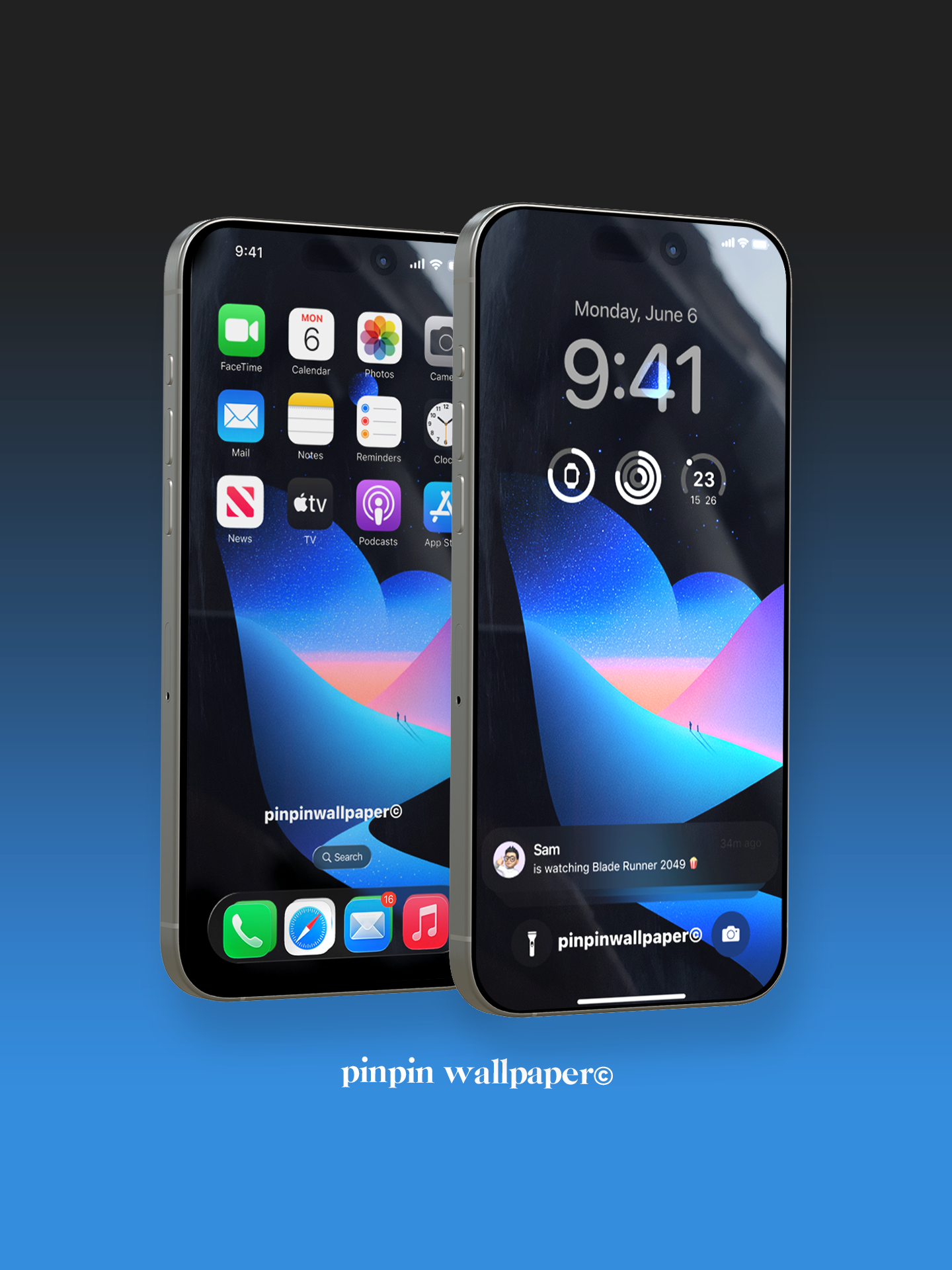 4K HD 壁紙の背景 - iPhone および Android 向け Black Universe Series20