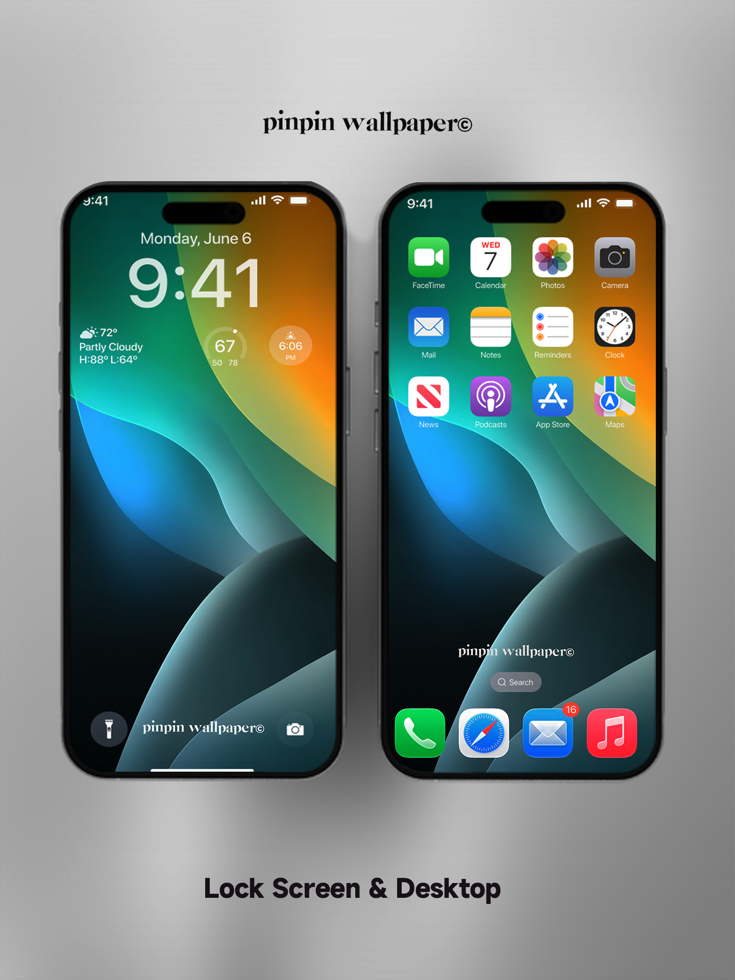 4K HD Phone Wallpaper Background - NO.5763 Minimalist Gradient Style wallpapers for iPhone and Android