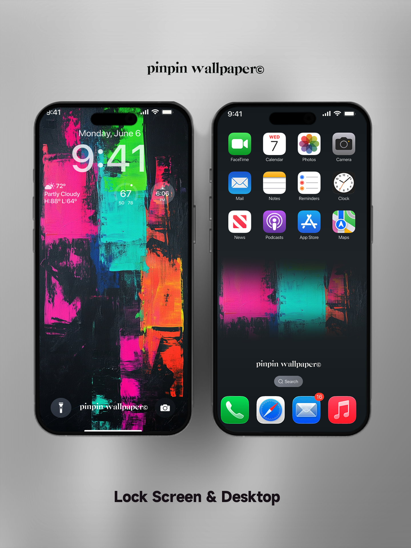 4K HD Phone Wallpaper Background - NO.5761 Minimalist Gradient Style wallpapers for iPhone and Android