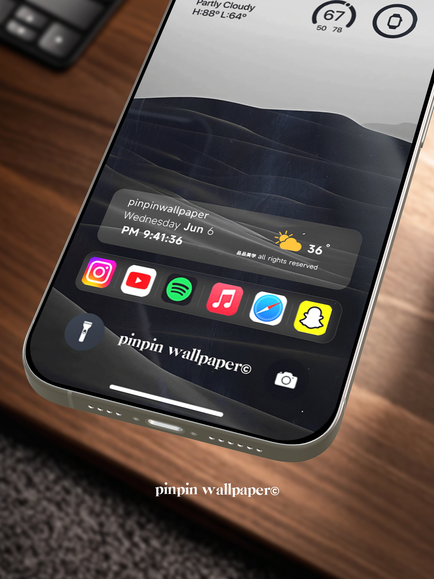 4K HD 壁紙の背景 - iPhone および Android 向け Black Universe Series20