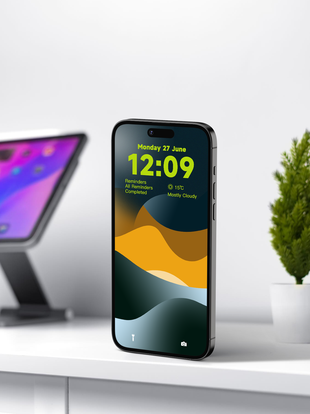 4K HD 壁紙の背景 - iPhone と Android 向けのグラデーション幾何学的形状