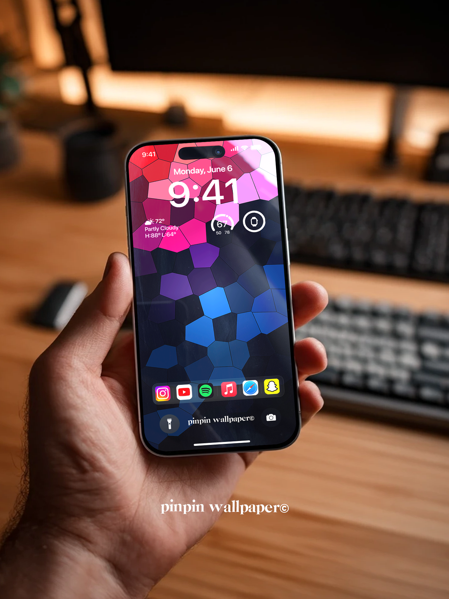 4K HD 壁紙の背景 - iPhone および Android 向け Black Universe Series20