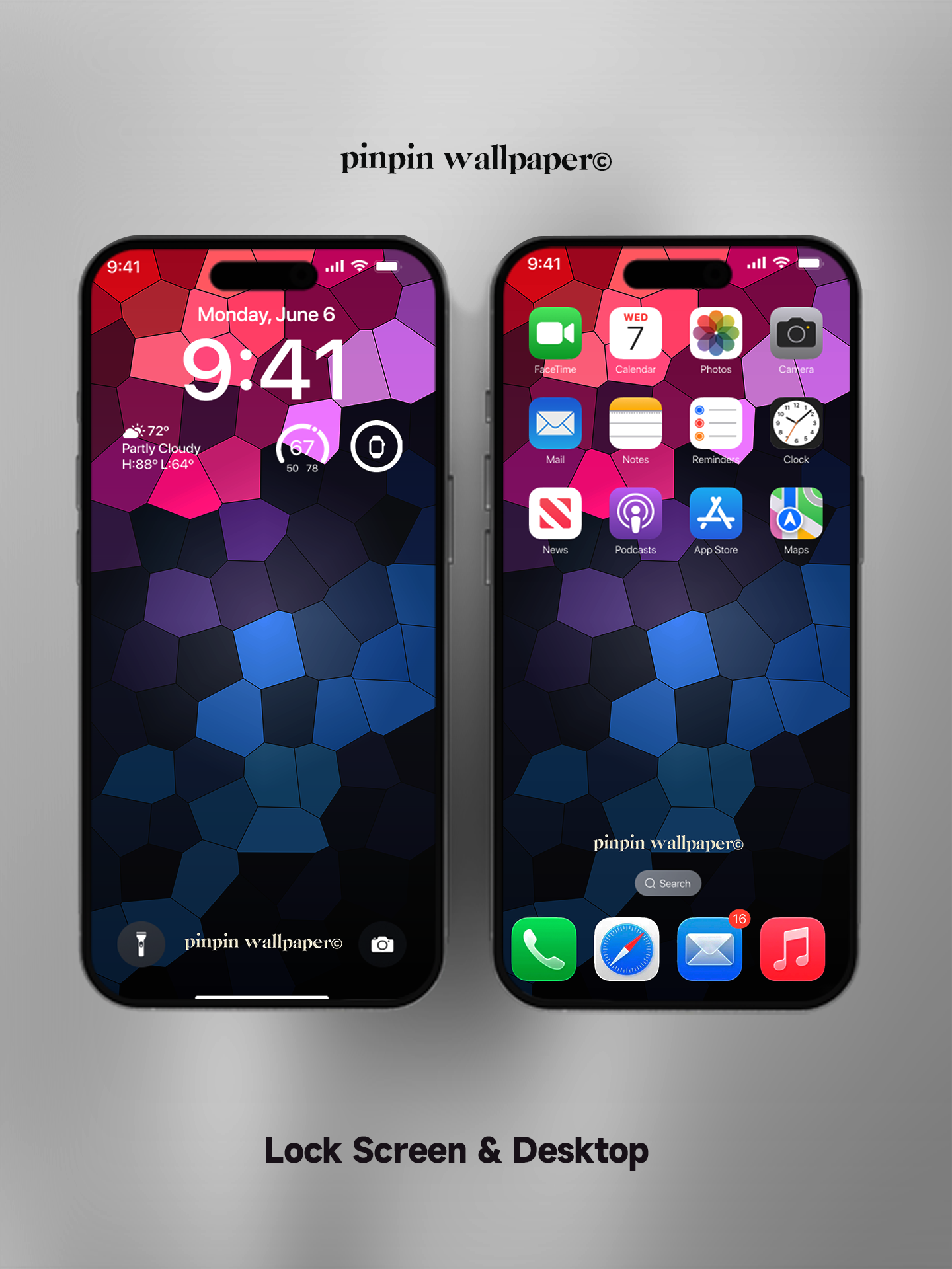 4K HD Phone Wallpaper Background - NO.5771 Minimalist Gradient Style wallpapers for iPhone and Android