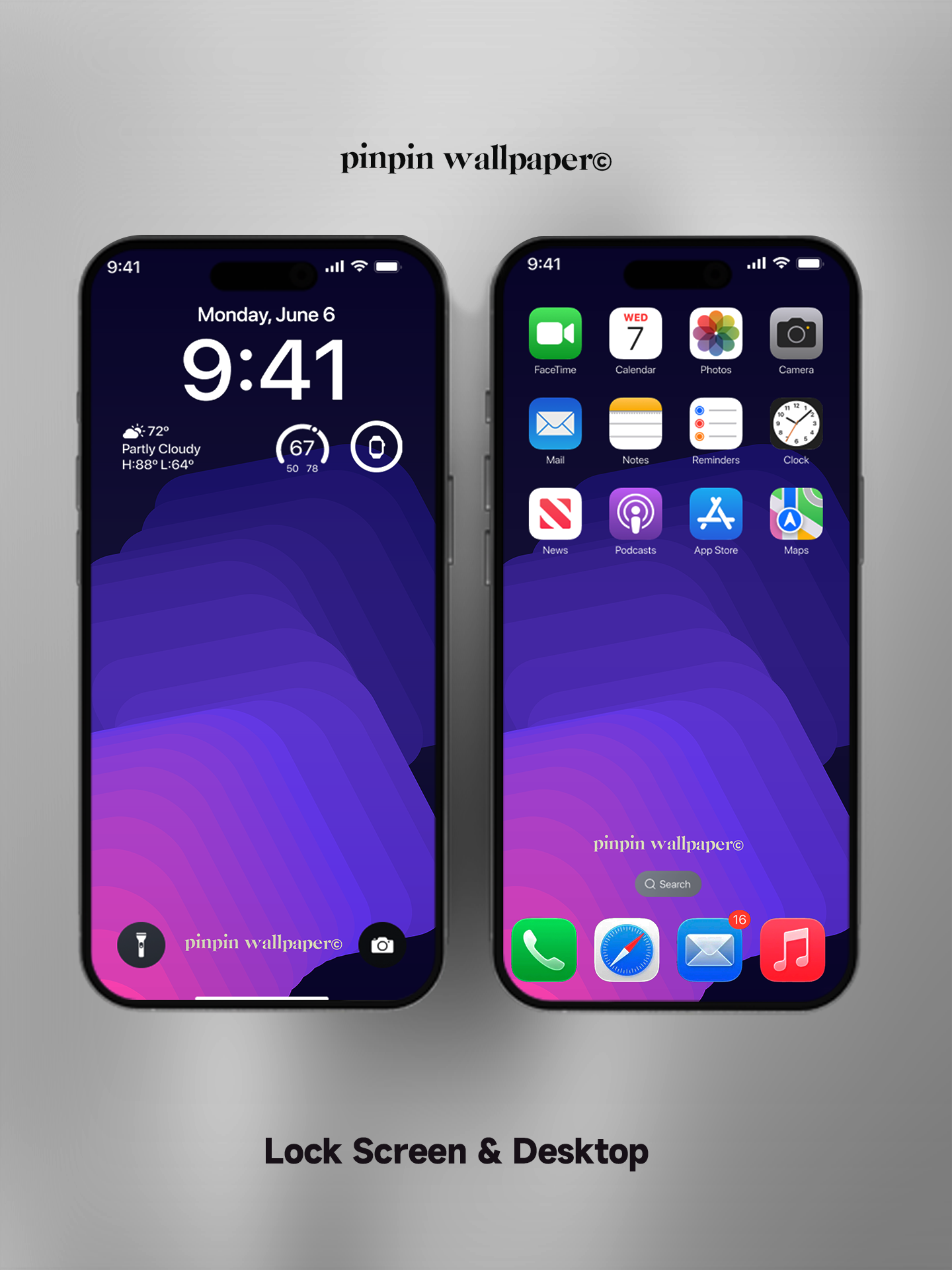 4K HD Phone Wallpaper Background - NO.5770 Minimalist Gradient Style wallpapers for iPhone and Android