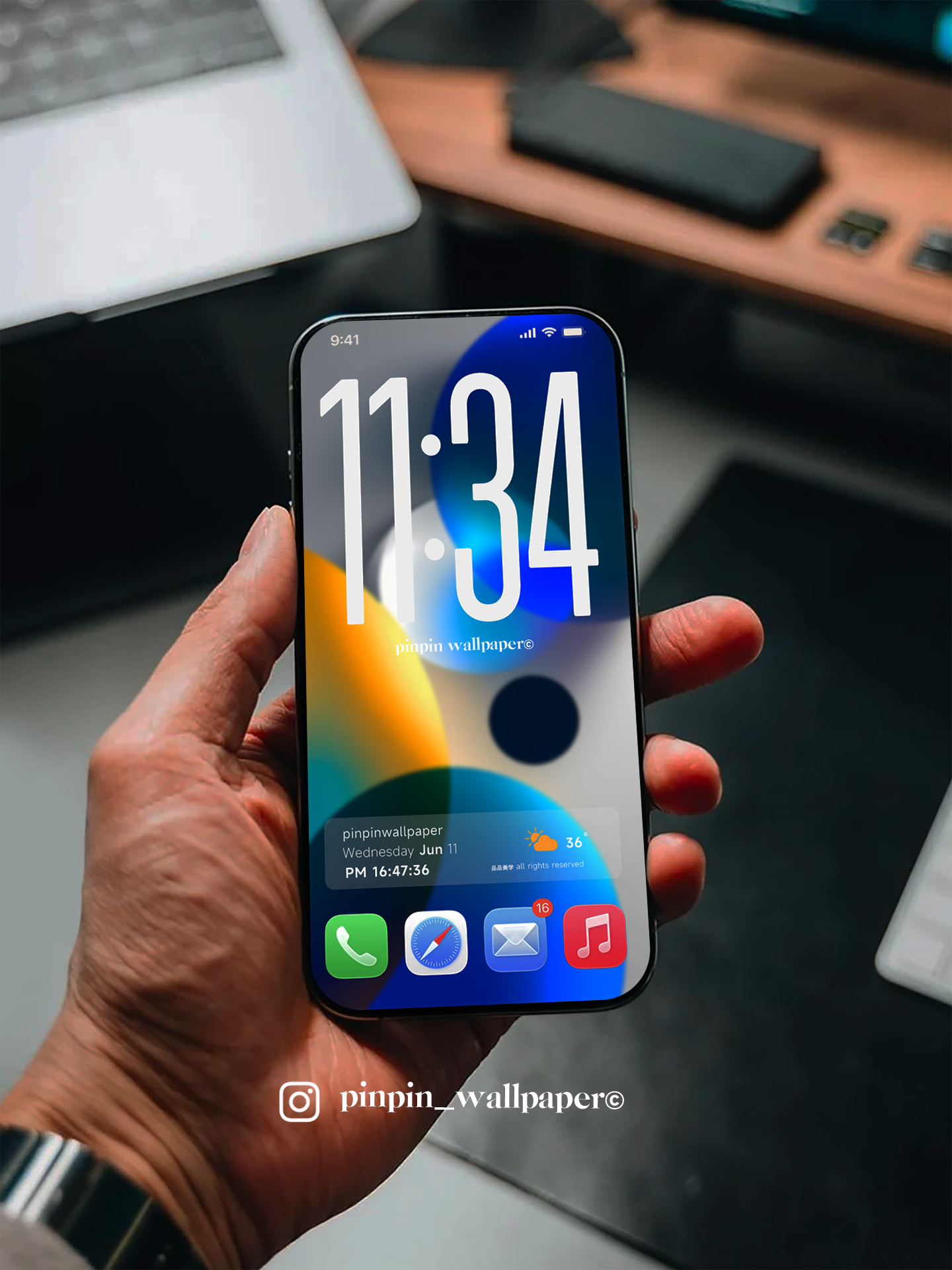4K HD Phone Wallpaper Background - NO.5782 Minimalist Gradient Style wallpapers for iPhone and Android