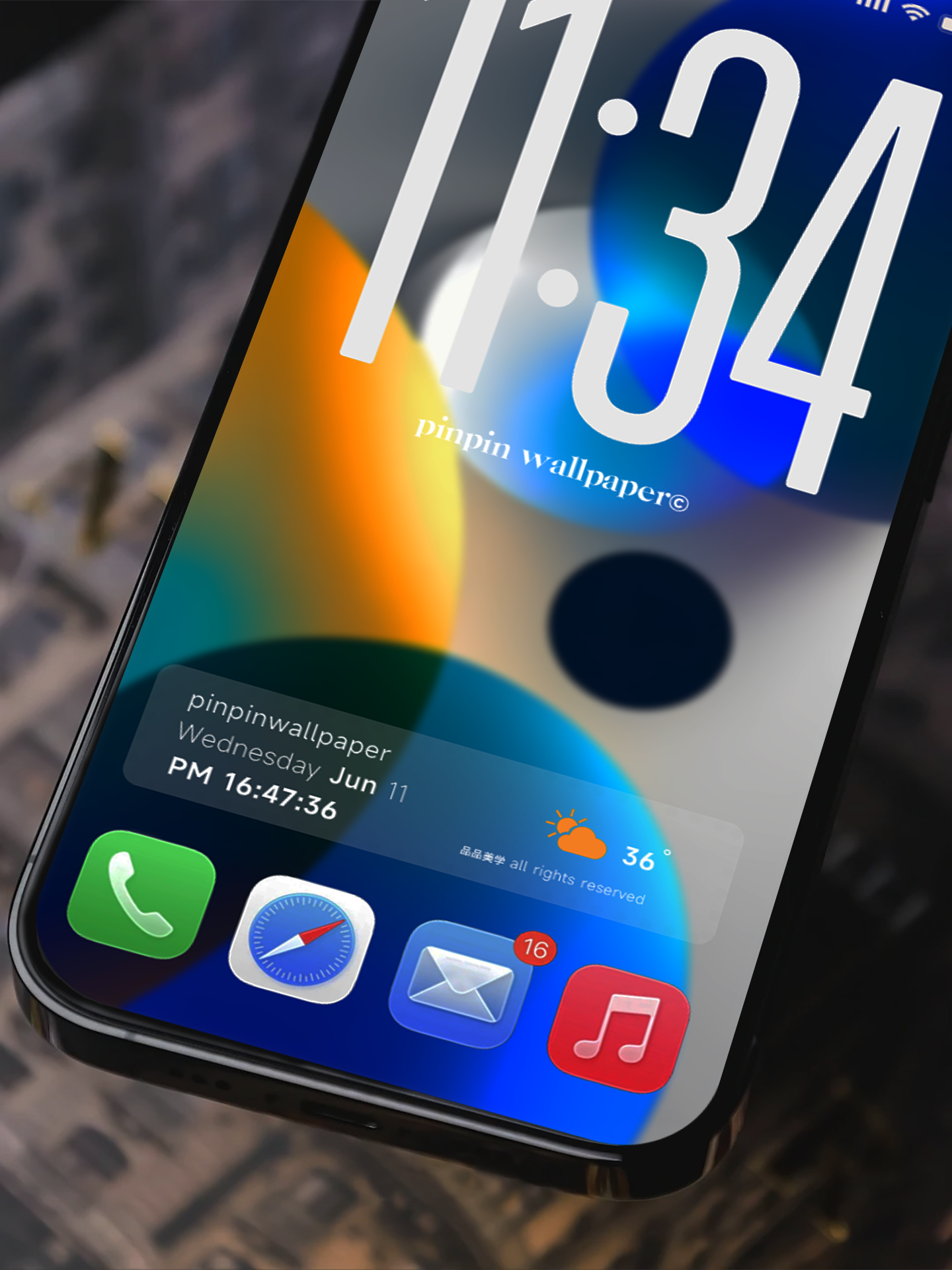 4K HD Phone Wallpaper Background - NO.5782 Minimalist Gradient Style wallpapers for iPhone and Android