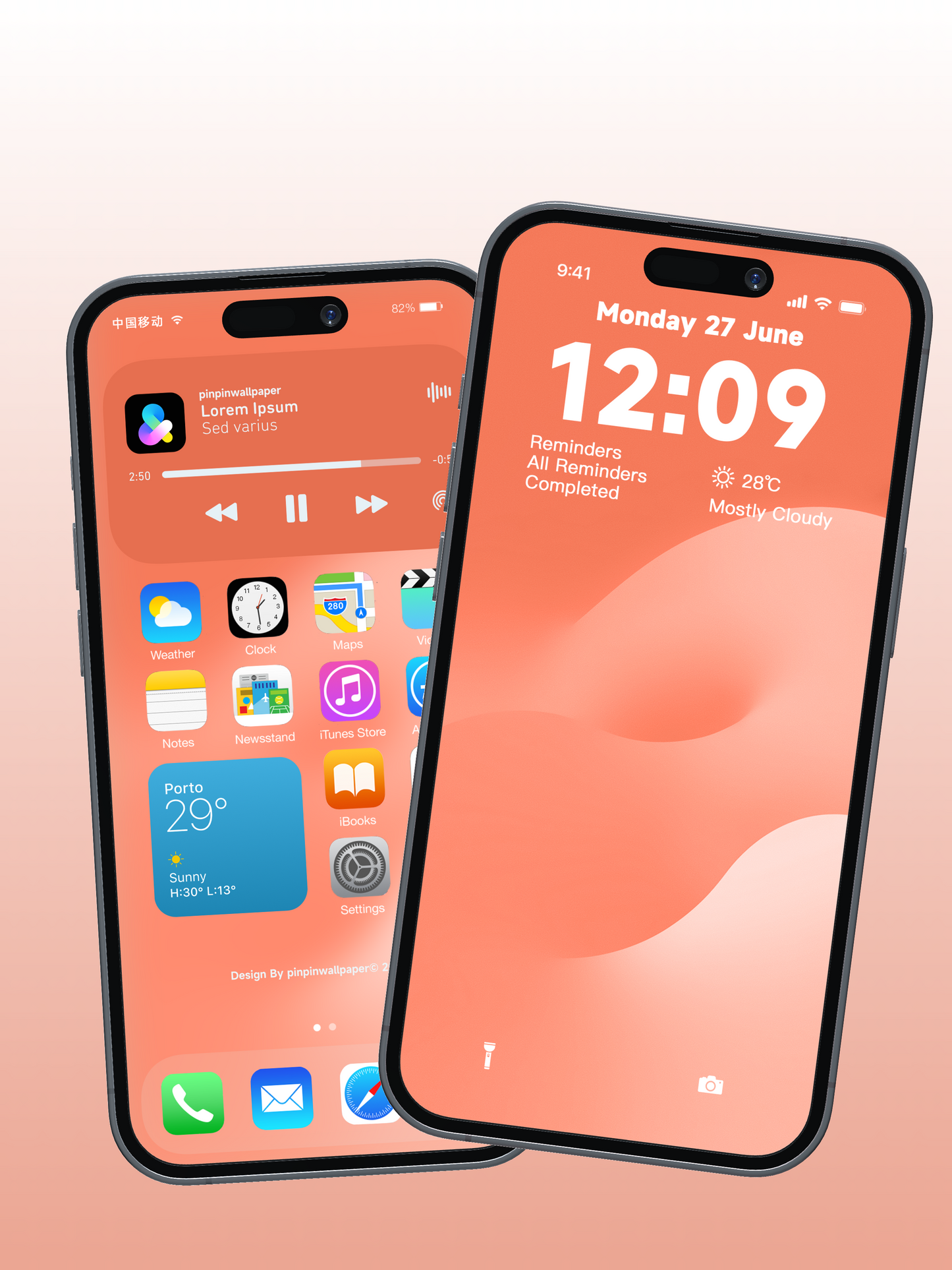 4K HD 壁紙の背景 - iPhone と Android 向けのミニマリスト スタイルのグラデーション