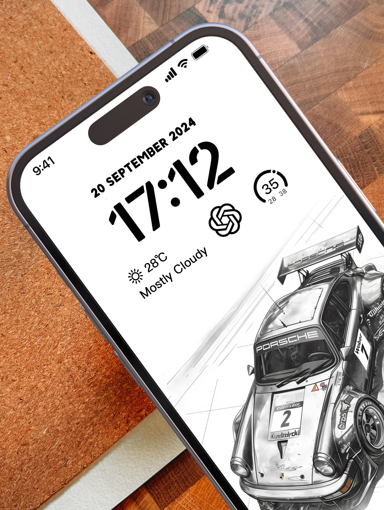 4K HD Phone Wallpaper Background - Porsche Car of atmosphere for iPhone and Android