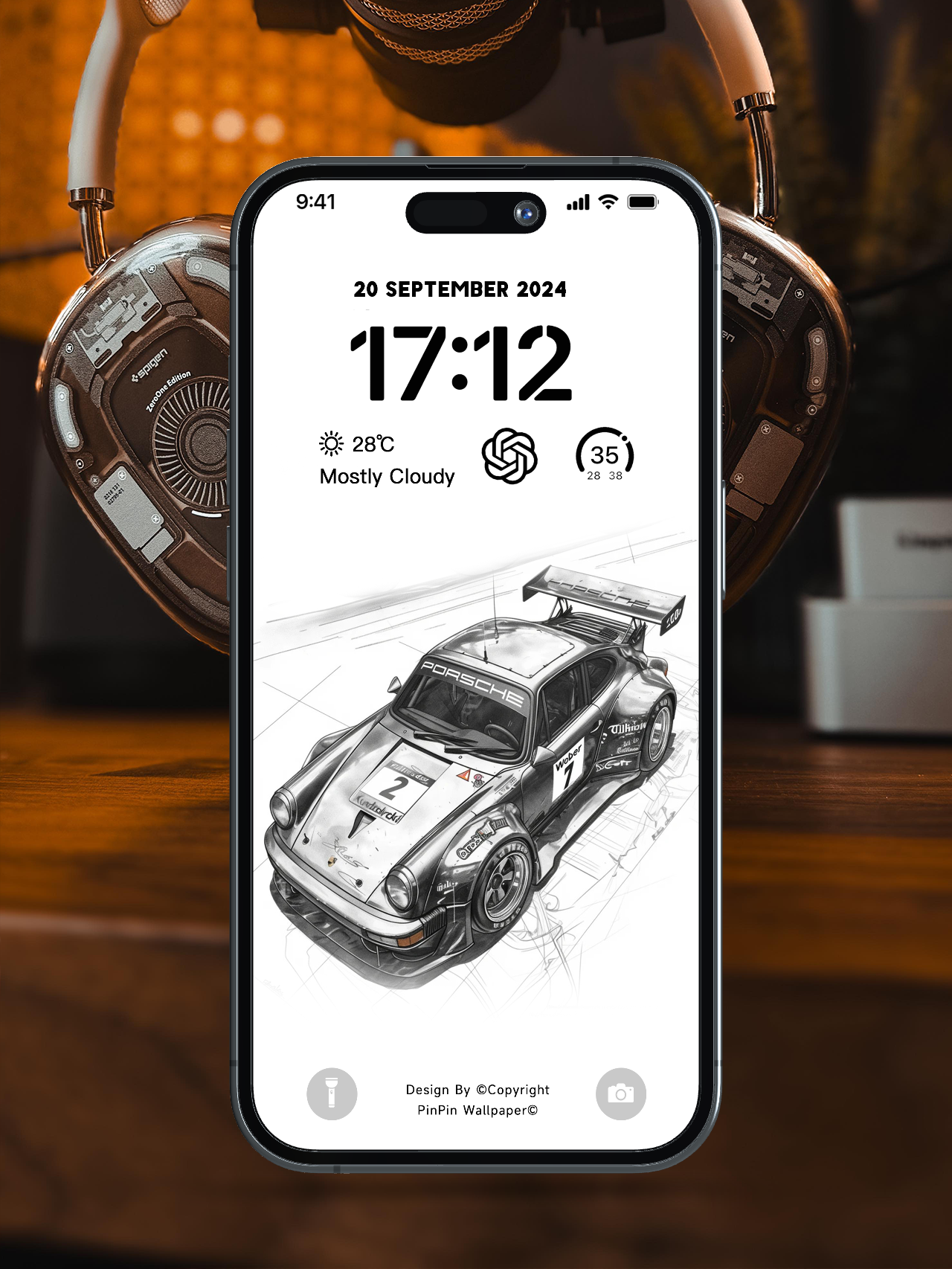 4K HD Phone Wallpaper Background - Porsche Car of atmosphere for iPhone and Android