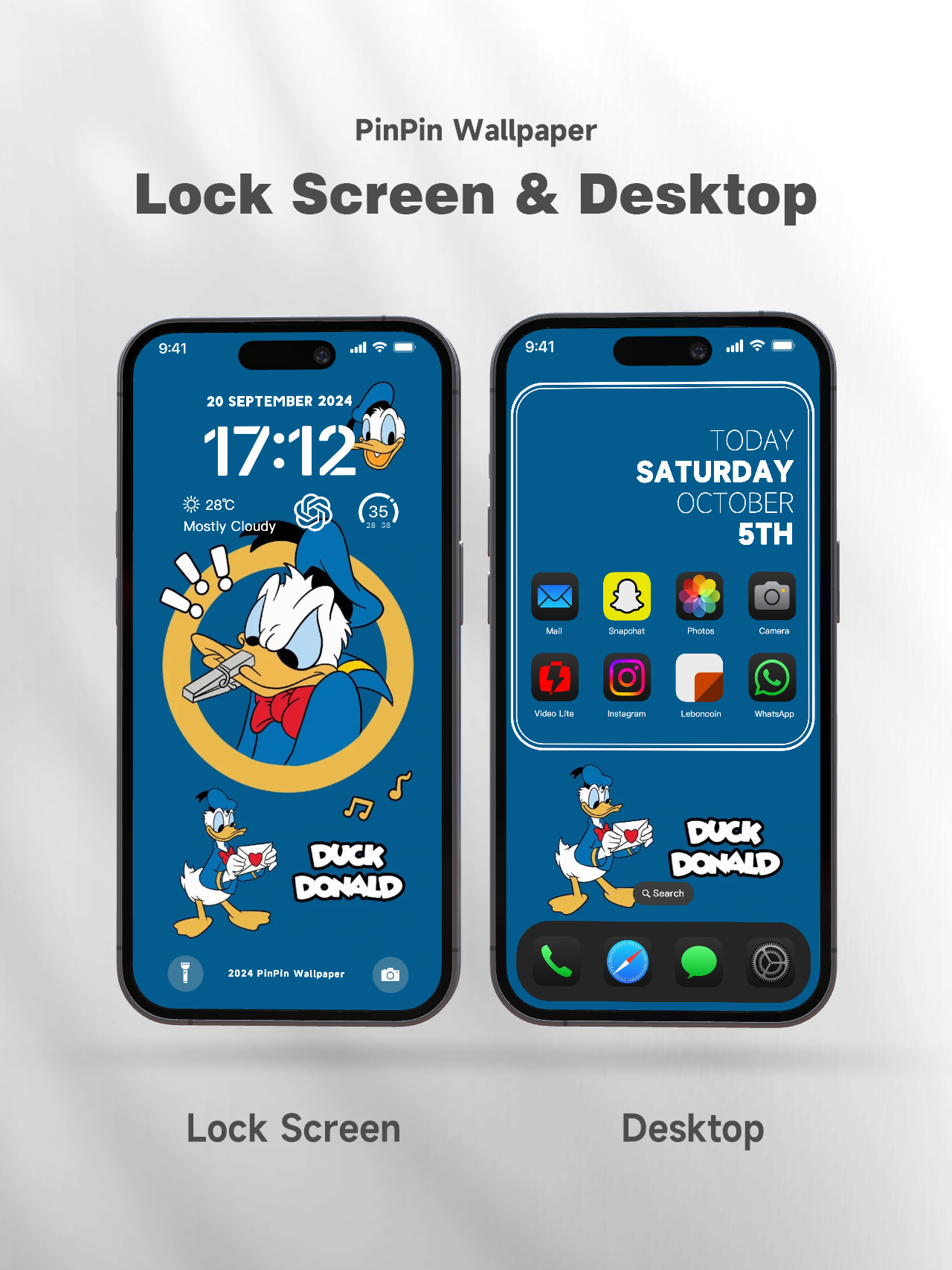 4K HD Phone Wallpaper Background - DUCK DONALD for iPhone and Android