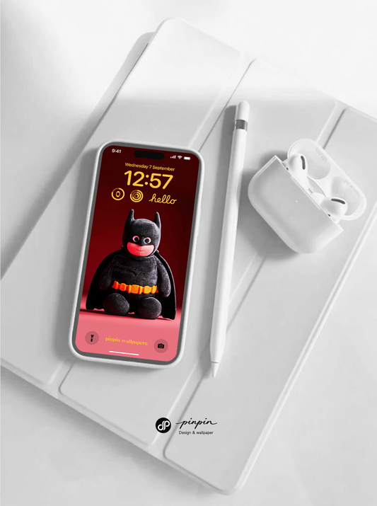 4K HD Phone Wallpaper Background - NO.6221 Minimalist Gradient Style Batman wallpapers for iPhone and Android