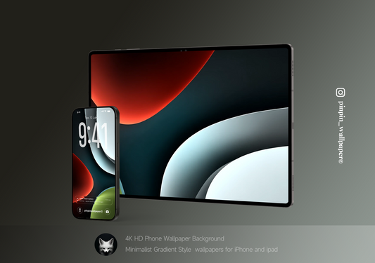 Today's New Design 【Free Download】 Minimalist Gradient Style wallpapers for iPhone and Android