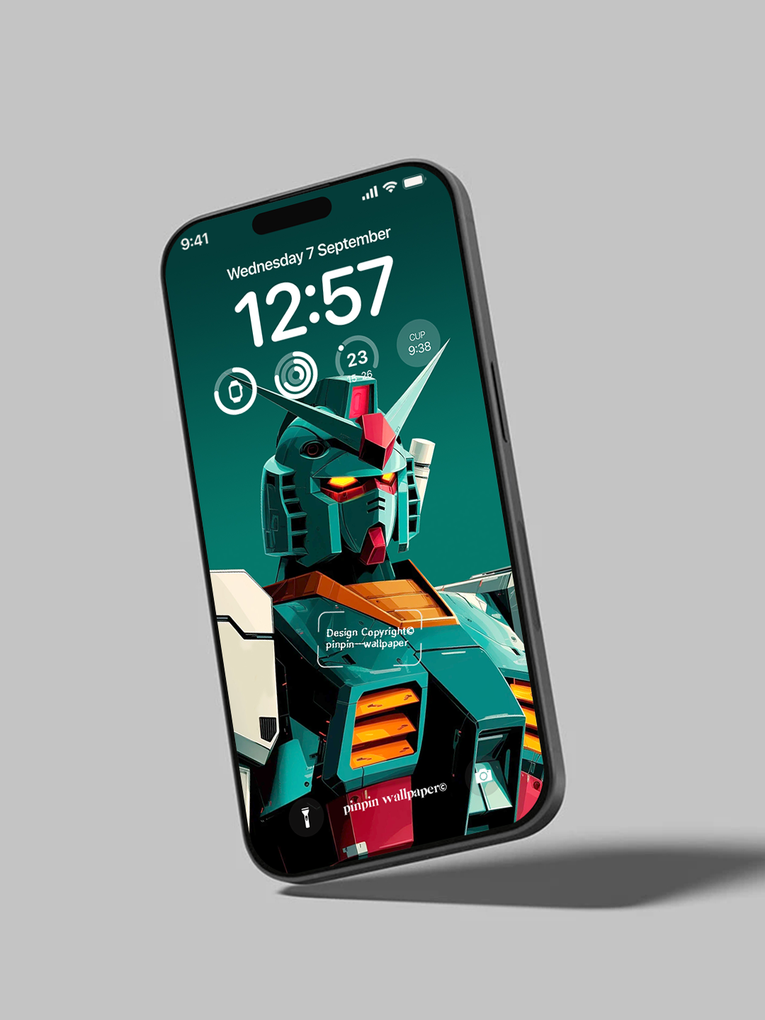 4K HD Phone Wallpaper Background - NO.9501 Minimalist Gradient Style Gundam RX-78 Classic Anime wallpapers for iPhone and Android