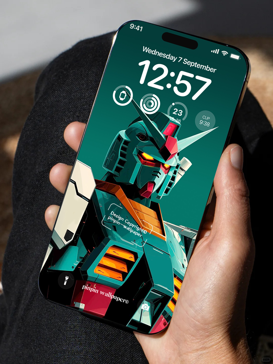 4K HD Phone Wallpaper Background - NO.9501 Minimalist Gradient Style Gundam RX-78 Classic Anime wallpapers for iPhone and Android