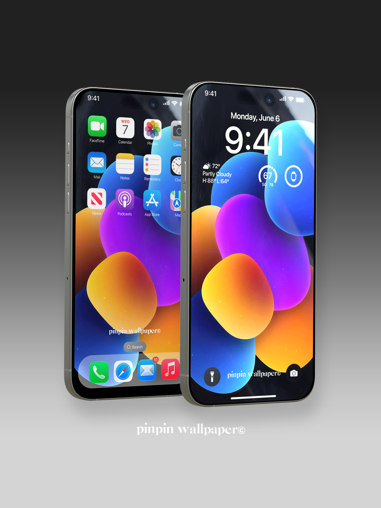 4K HD 壁紙の背景 - iPhone および Android 向け Black Universe Series20