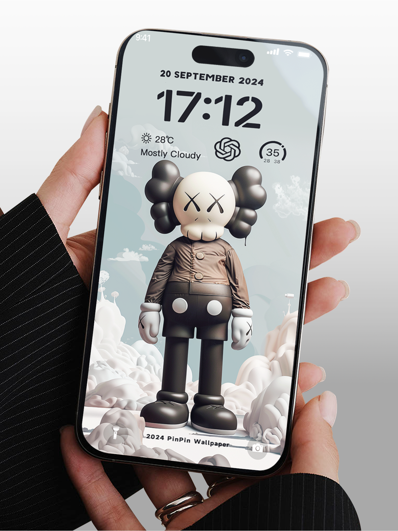 4K HD Phone Wallpaper Background -KAWS Playful IPlllustration Series Wallpapers for iPhone and Android