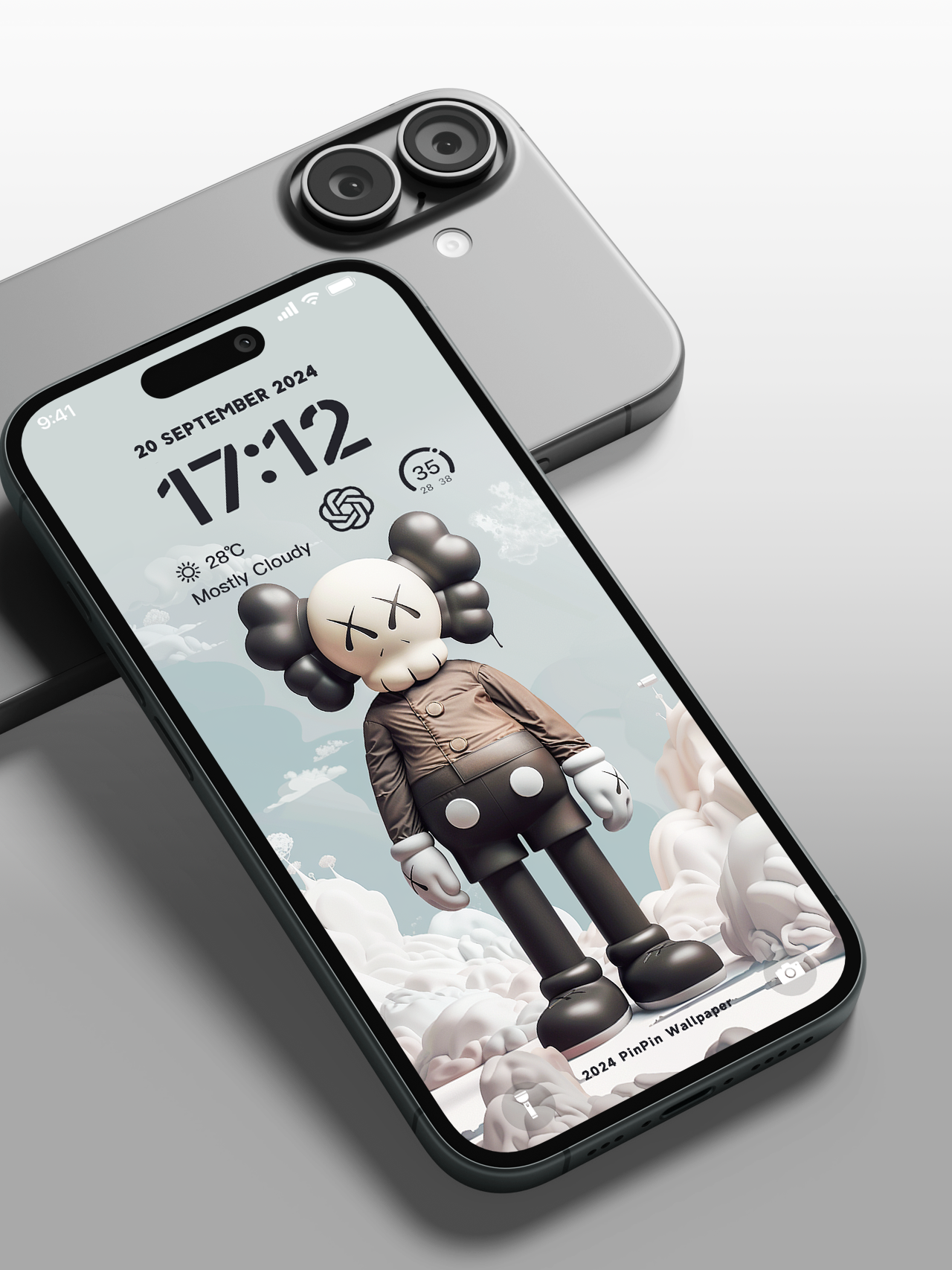 4K HD Phone Wallpaper Background -KAWS Playful IPlllustration Series Wallpapers for iPhone and Android