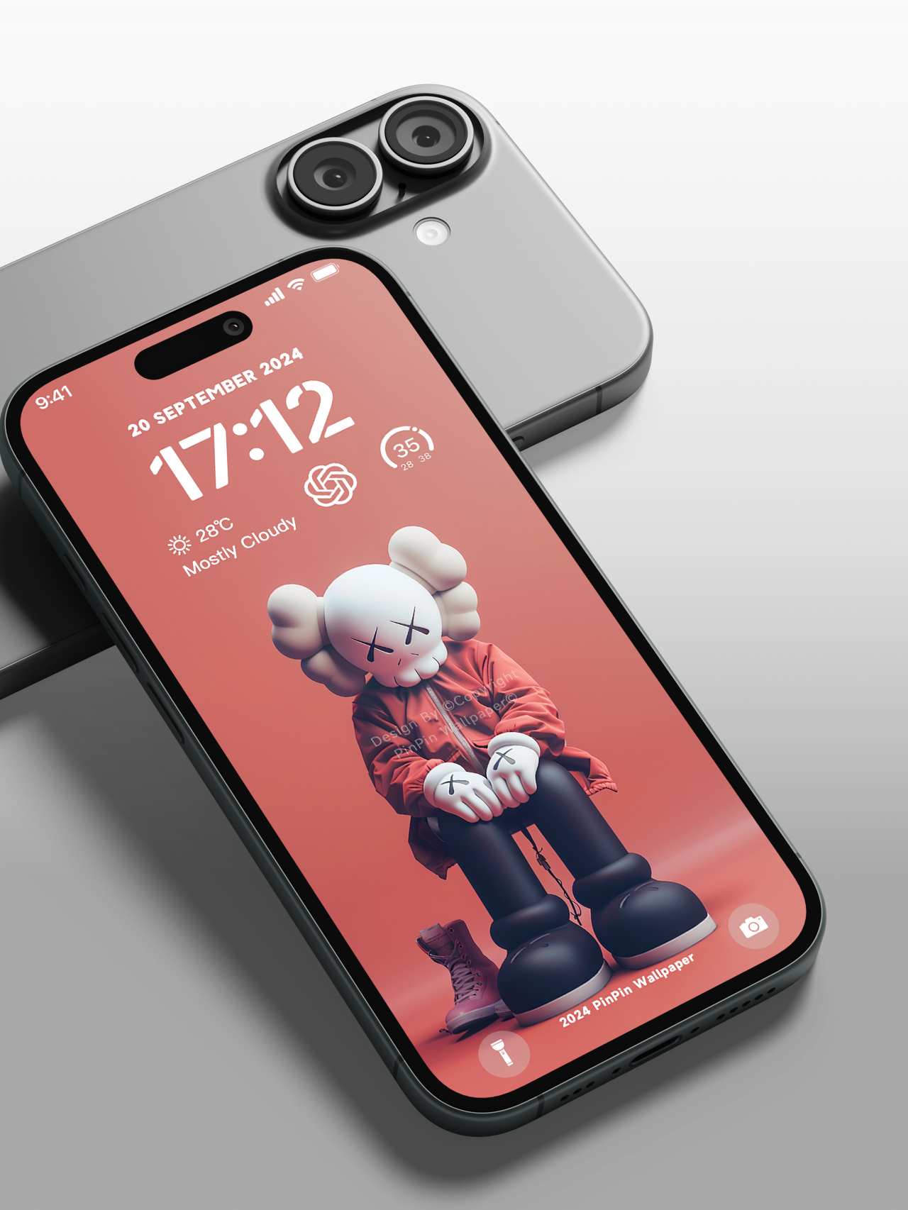 4K HD Phone Wallpaper Background -KAWS Playful IPlllustration Series Wallpapers for iPhone and Android