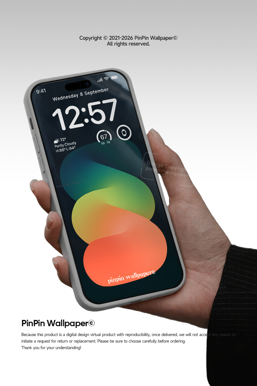 4K HD Phone Wallpaper Background - NO.6028 Minimalist Gradient Style wallpapers for iPhone and Android