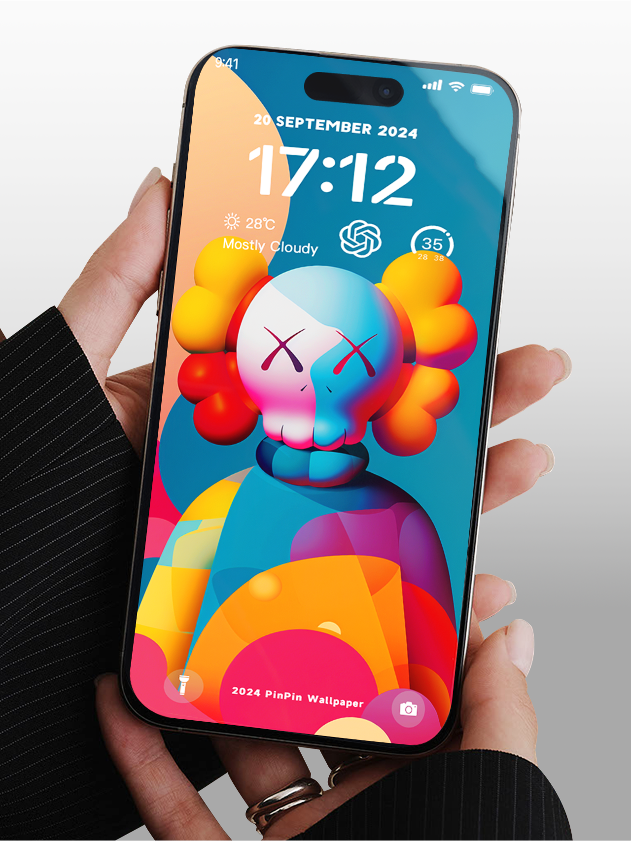 4K HD Phone Wallpaper Background -KAWS Playful IPlllustration Series Wallpapers for iPhone and Android