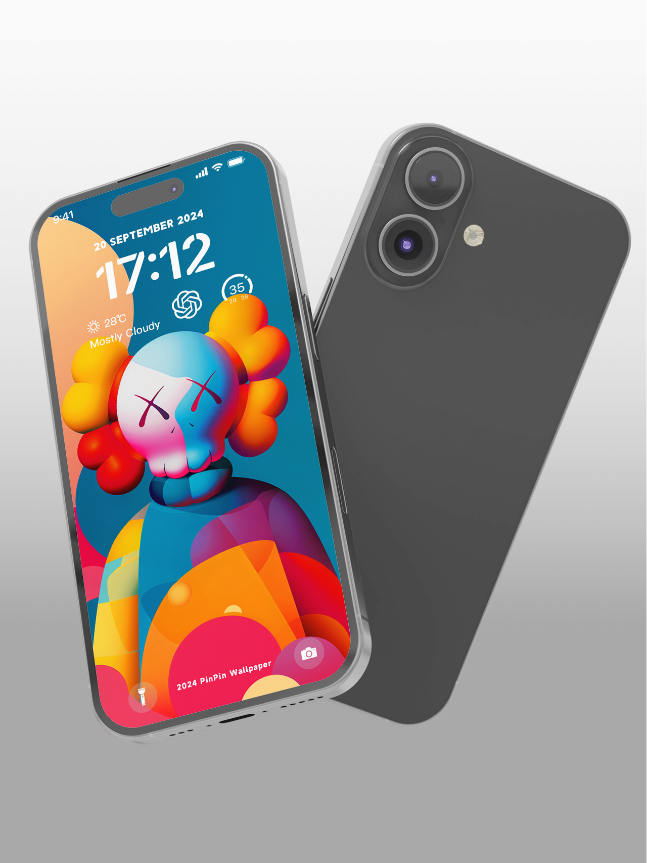 4K HD Phone Wallpaper Background -KAWS Playful IPlllustration Series Wallpapers for iPhone and Android