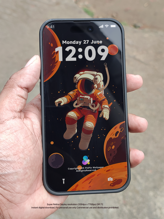 4K HD Wallpaper Background -Space astronaut- Lovely little boy for iPhone and Android