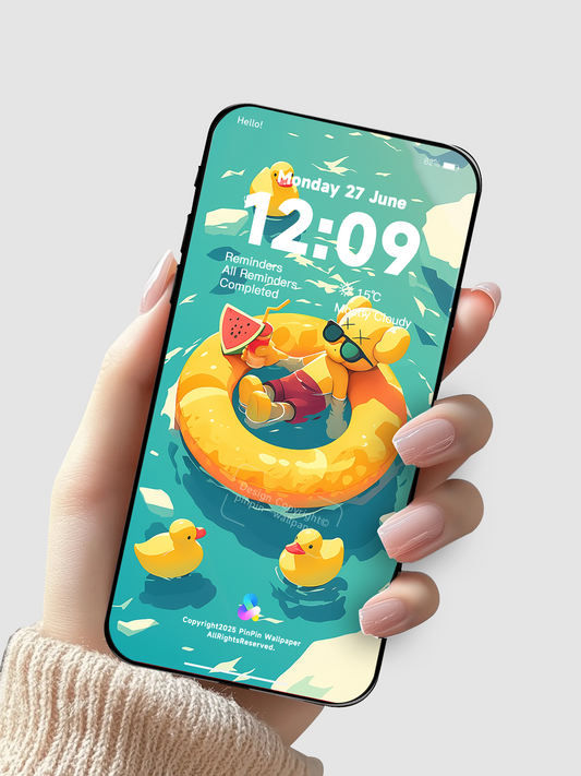 4K HD Phone Wallpaper Background -  Minimalist Gradient Style summer KAWS  wallpapers for iPhone and Android