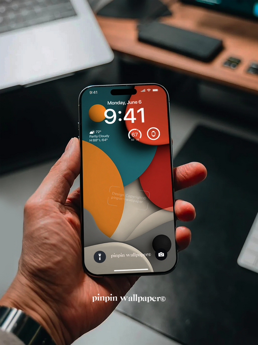 4K HD Phone Wallpaper Background -  NO.5780 Minimalist Gradient Style  wallpapers for iPhone and Android