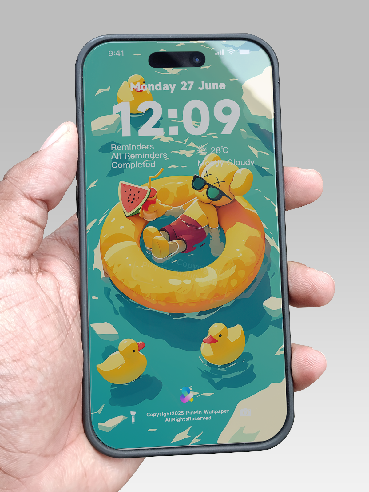 4K HD Phone Wallpaper Background -  Minimalist Gradient Style summer KAWS  wallpapers for iPhone and Android