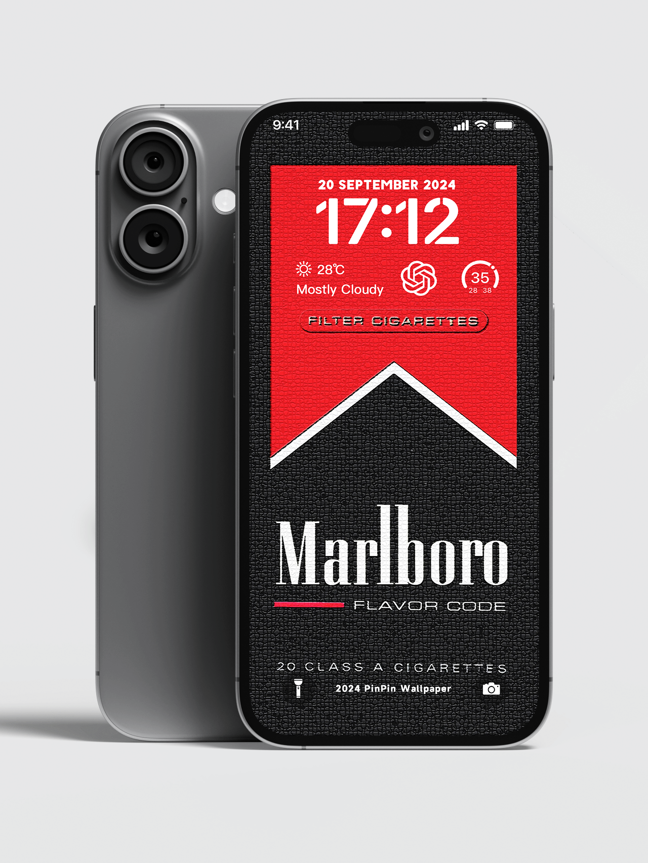 4K HD Phone Wallpaper Background -Black Marlboro Wallpapers for iPhone and Android