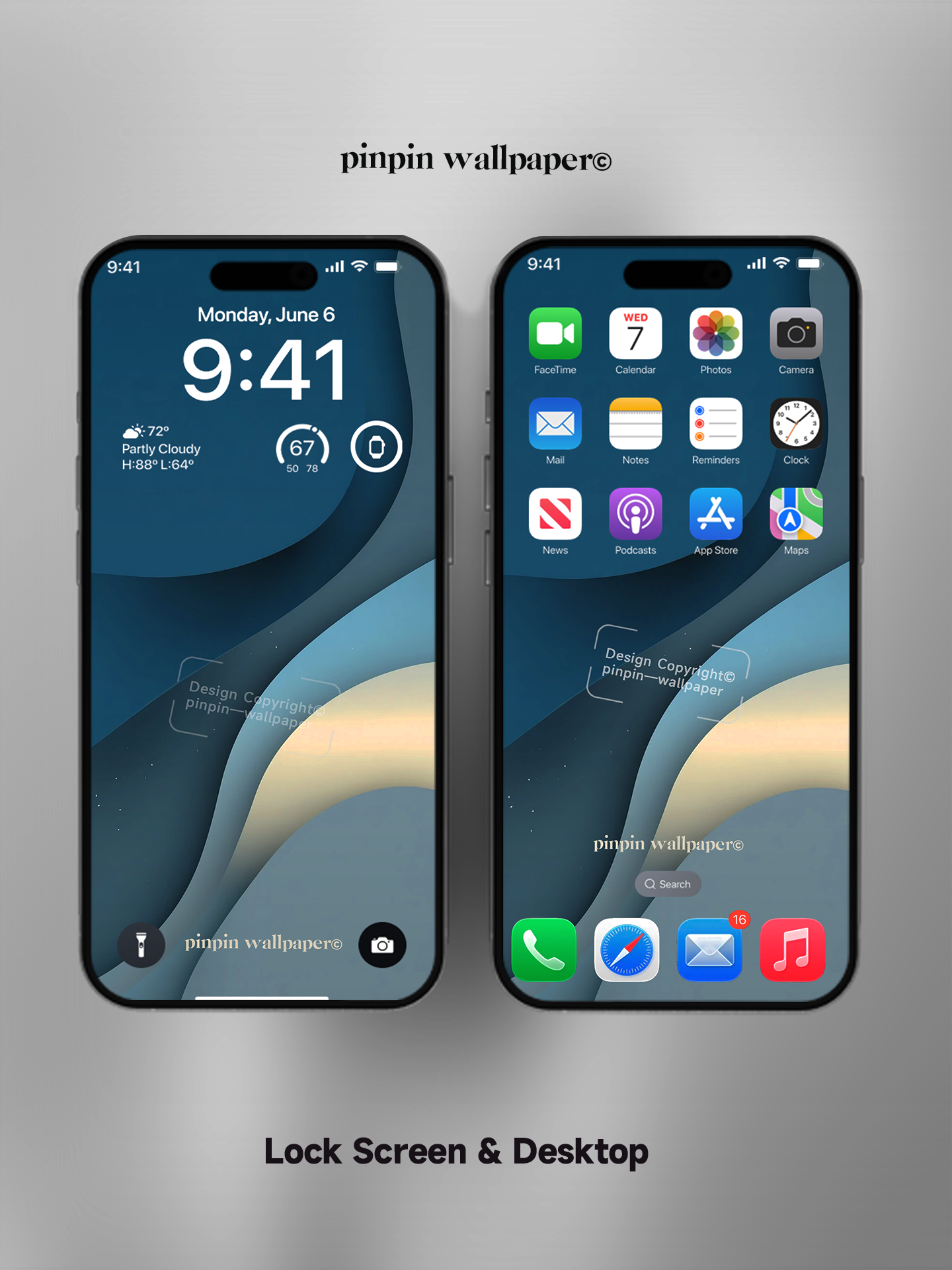 4K HD Phone Wallpaper Background -  NO.5775 Minimalist Gradient Style  wallpapers for iPhone and Android