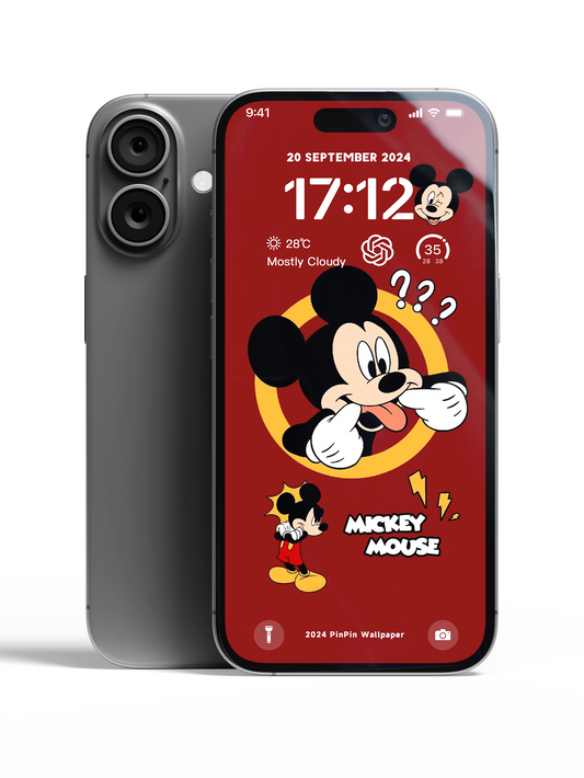 4K HD Phone Wallpaper Background - Lovely Mickey for iPhone and Android