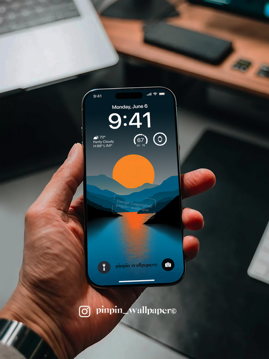 4K HD Phone Wallpaper Background -  NO.5781 Minimalist Gradient Style  wallpapers for iPhone and Android