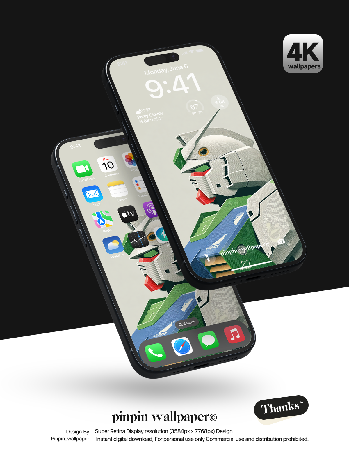 4K HD Phone Wallpaper Background -  Minimalist Gradient Style  Gundam wallpapers for iPhone and Android