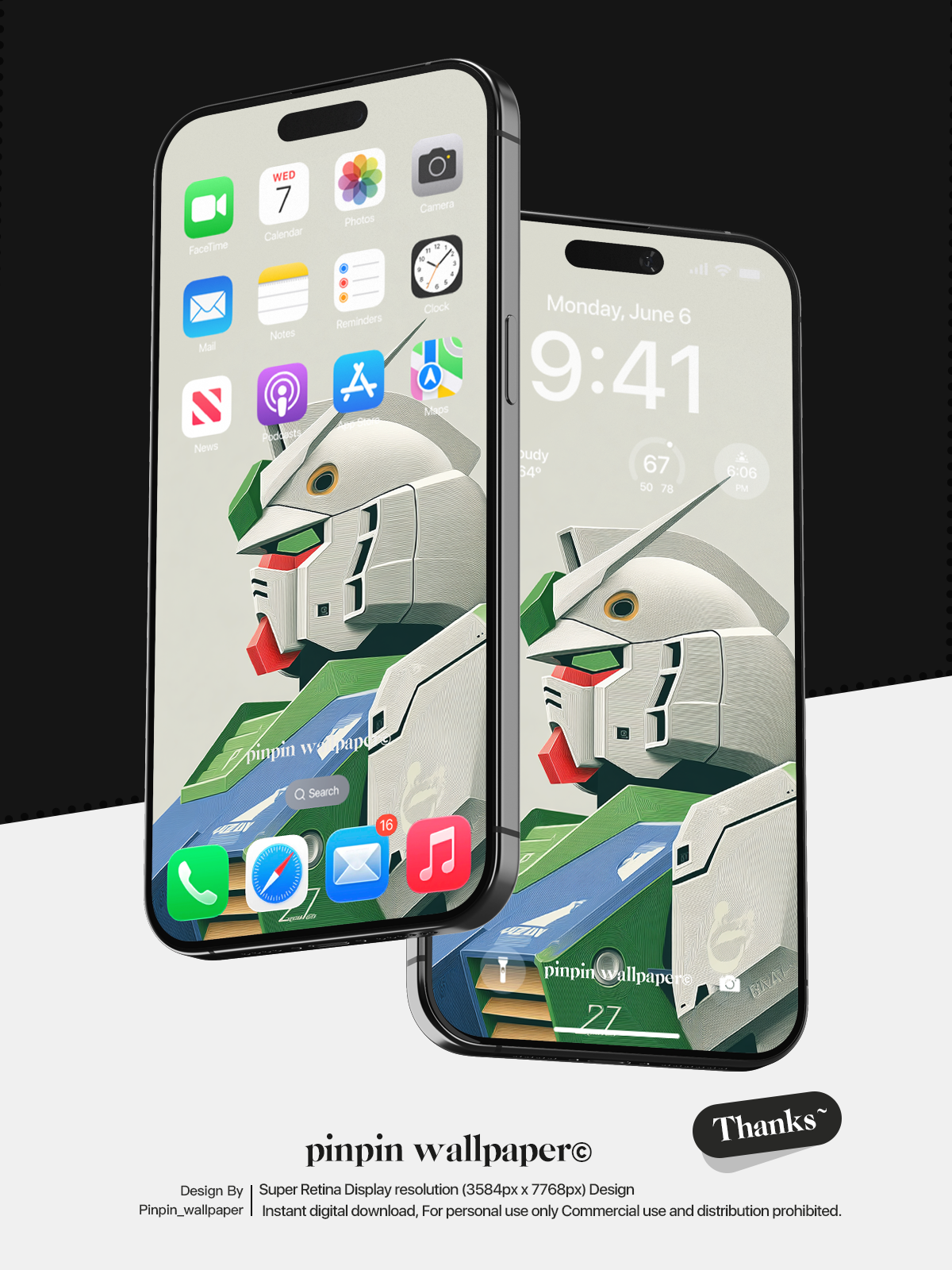 4K HD Phone Wallpaper Background -  Minimalist Gradient Style  Gundam wallpapers for iPhone and Android
