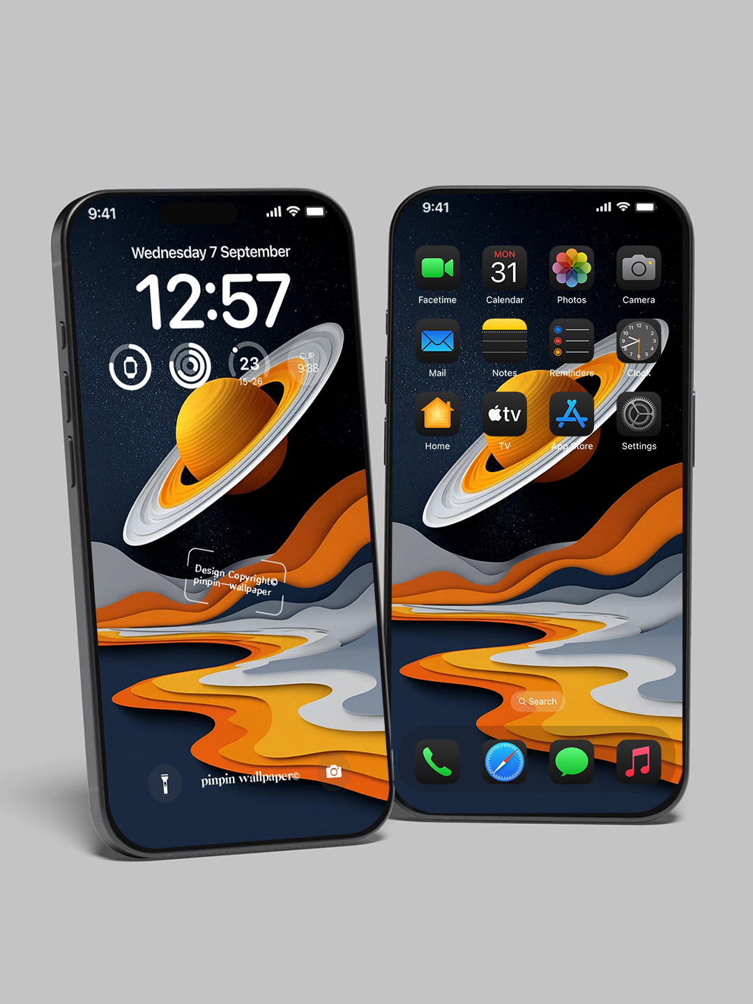 4K HD 壁紙の背景 - iPhone および Android 向け Black Universe Series20