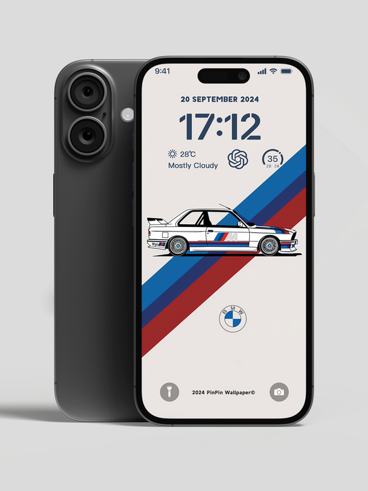 4K HD Phone Wallpaper Background - Abstract style BMW Car 012 for iPhone and Android