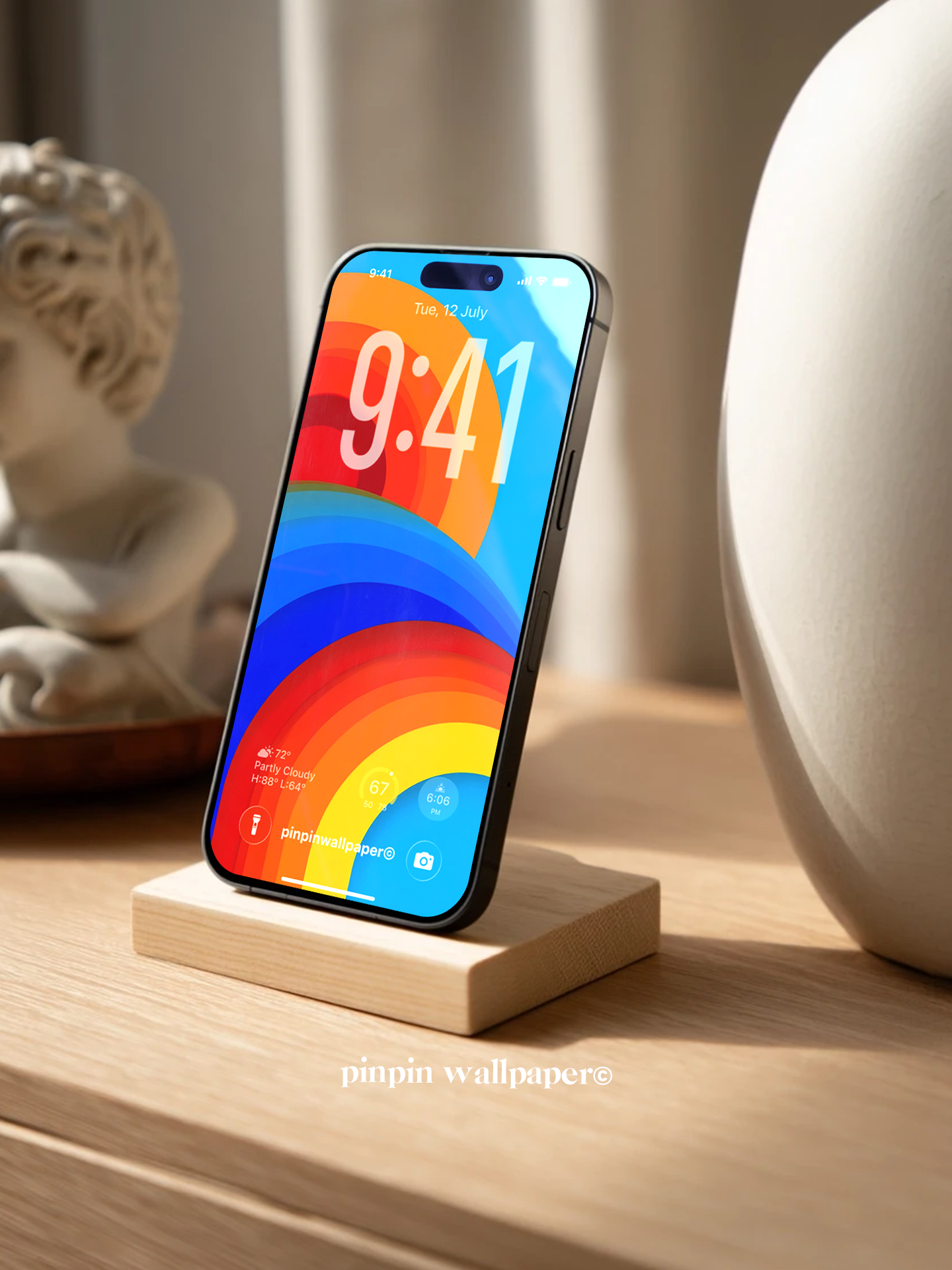 4K HD Phone Wallpaper Background -  NO.5933 Minimalist Gradient Style  wallpapers for iPhone and Android