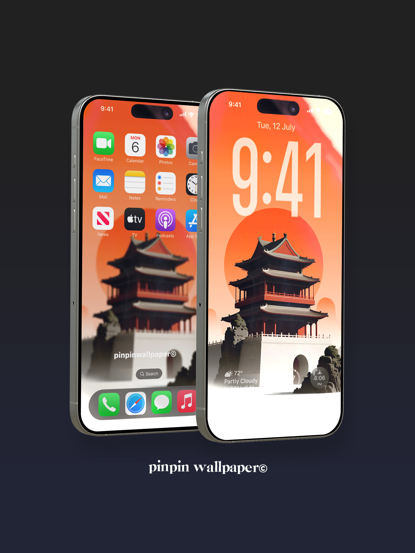 4K HD Phone Wallpaper Background -  NO.5934 Minimalist Gradient Style  wallpapers for iPhone and Android