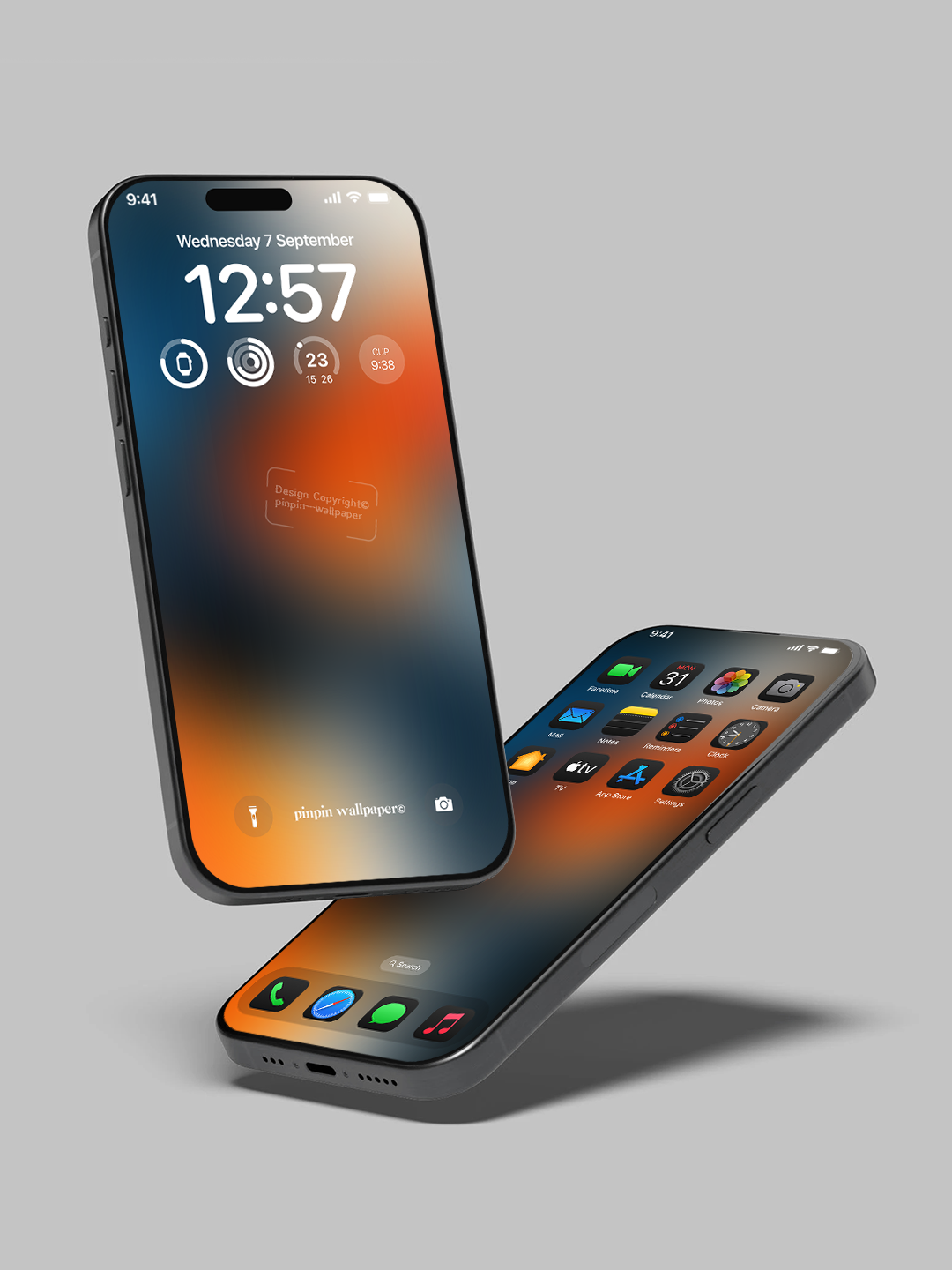4K HD 壁紙の背景 - iPhone および Android 向け Black Universe Series20