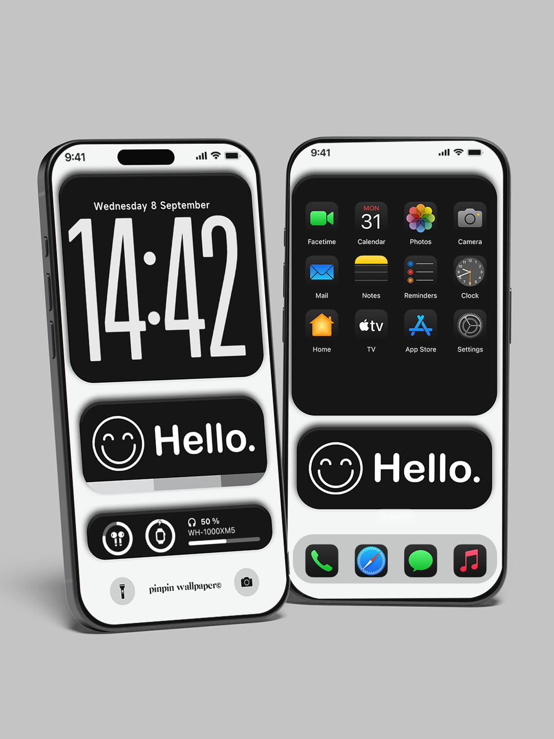 4K HD 壁紙の背景 - iPhone および Android 向け Black Universe Series20