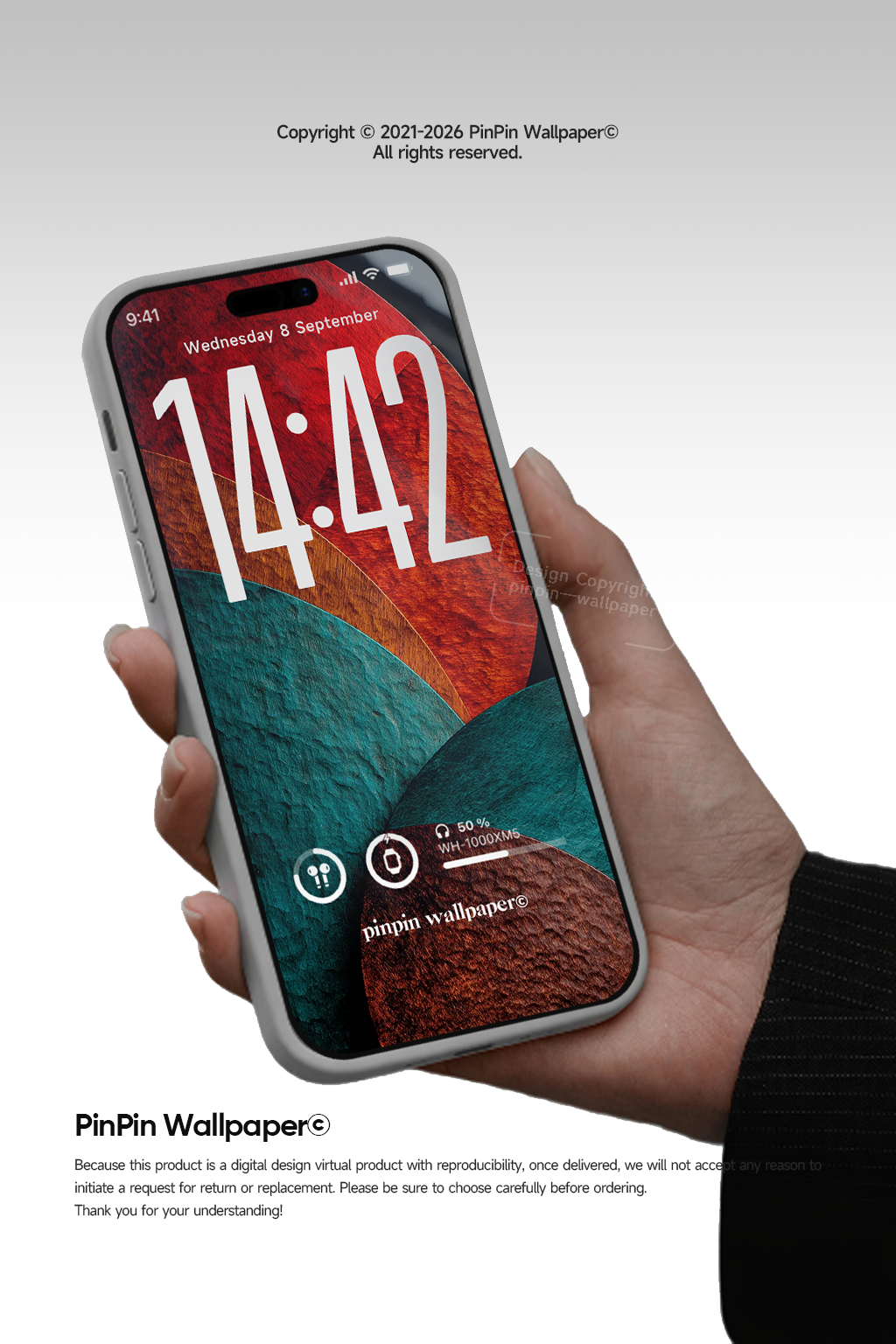 4K HD Phone Wallpaper Background - NO.6031 Minimalist Gradient Style wallpapers for iPhone and Android