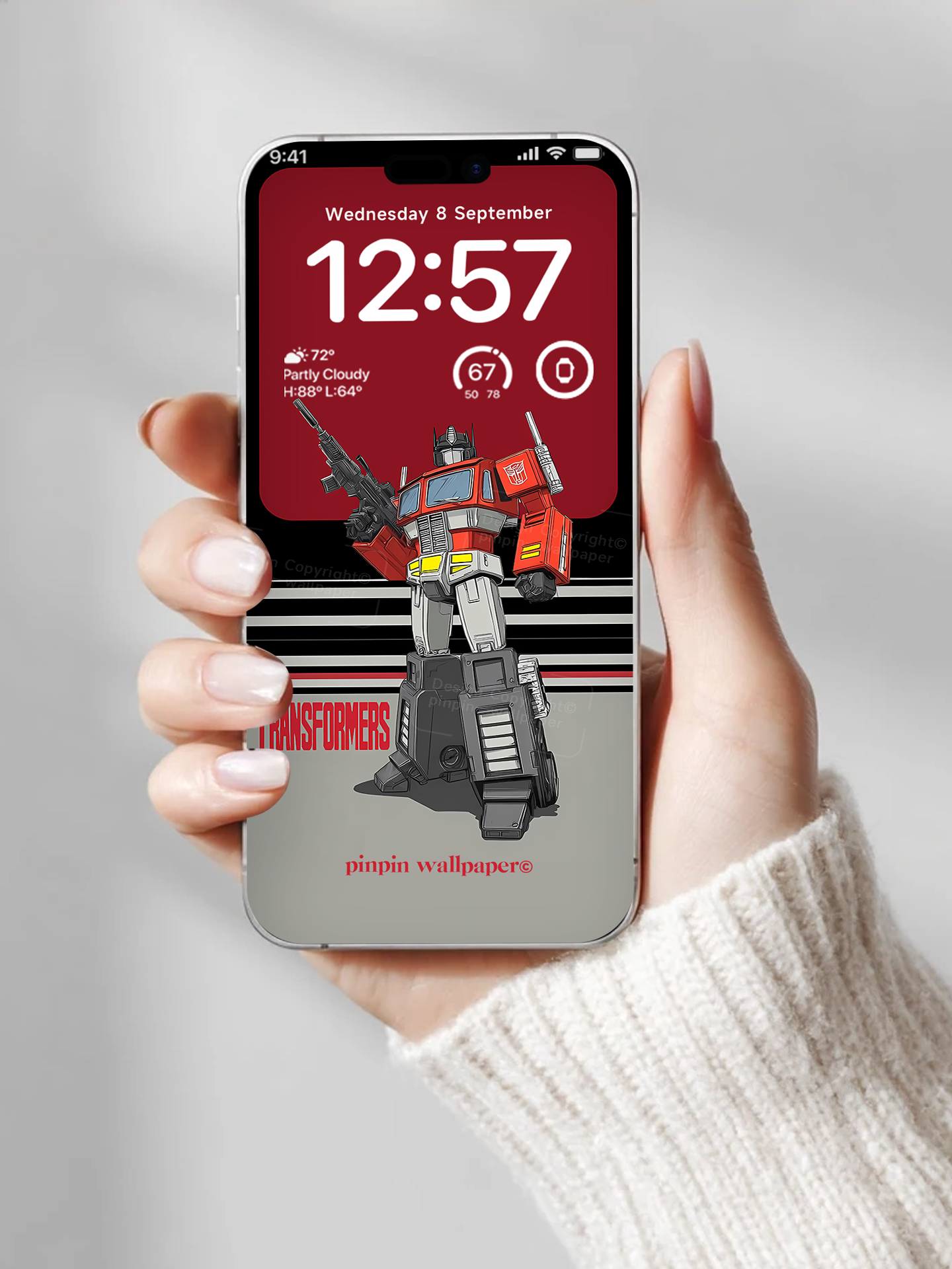 4K HD Phone Wallpaper Background NO.5996-Exquisite Illustration Style Transformers Wallpapers for iPhone and Android