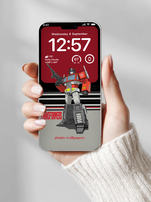 4K HD Phone Wallpaper Background NO.5996-Exquisite Illustration Style Transformers Wallpapers for iPhone and Android