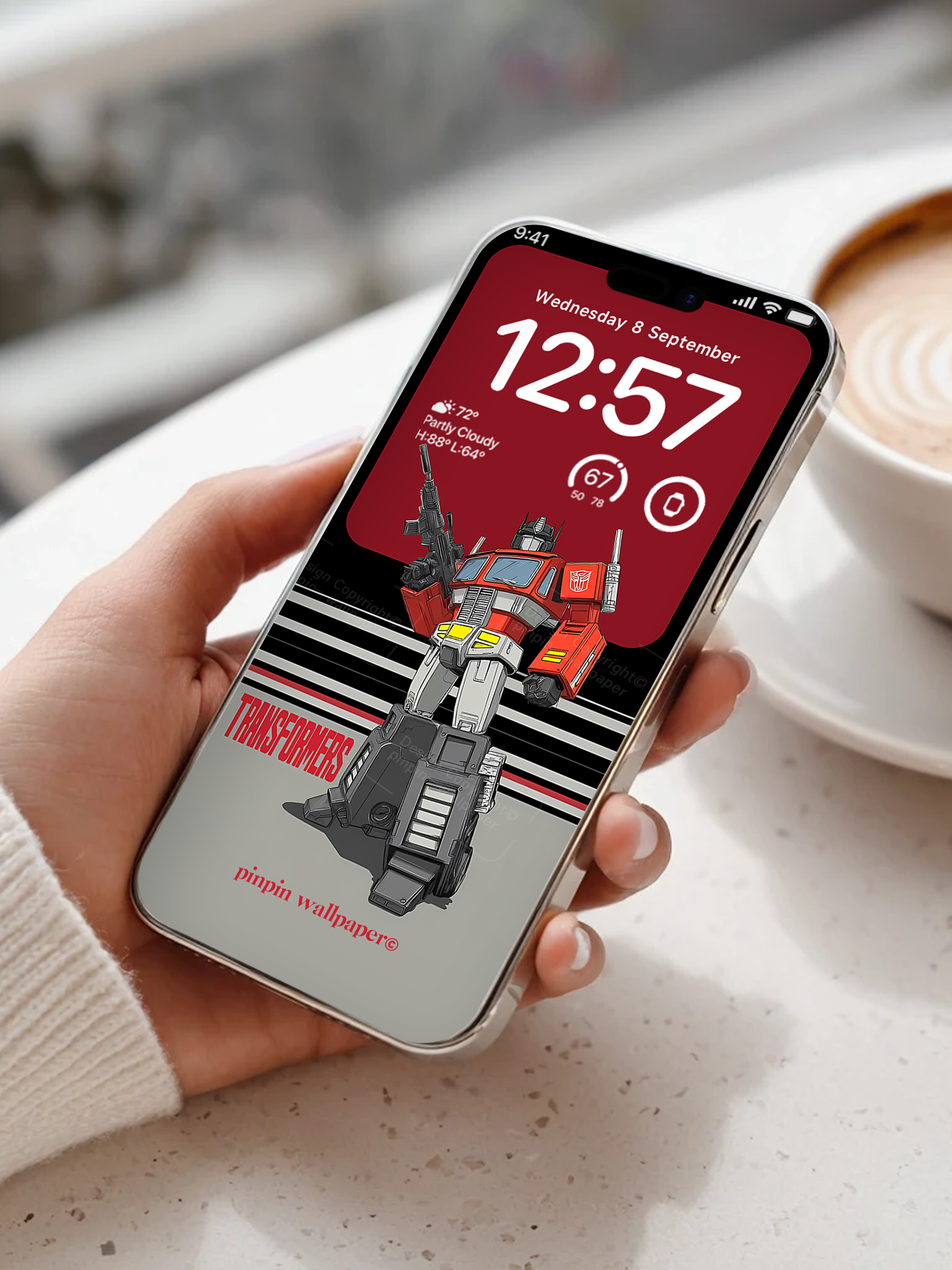 4K HD Phone Wallpaper Background NO.5996-Exquisite Illustration Style Transformers Wallpapers for iPhone and Android