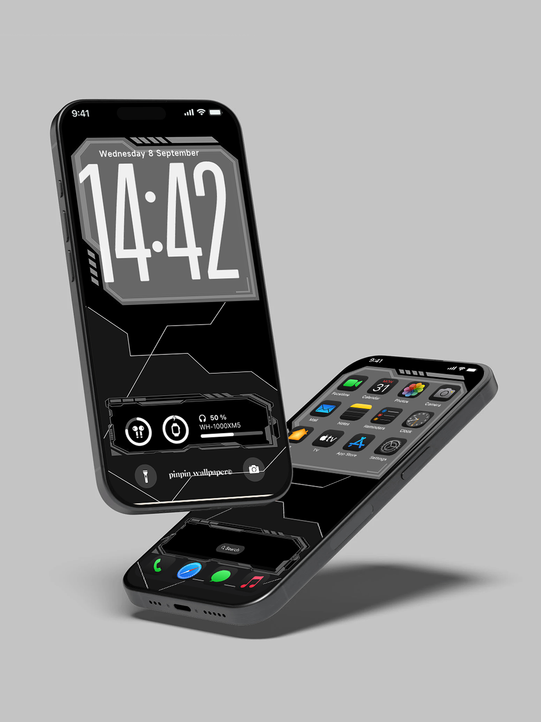 4K HD 壁紙の背景 - iPhone および Android 向け Black Universe Series20