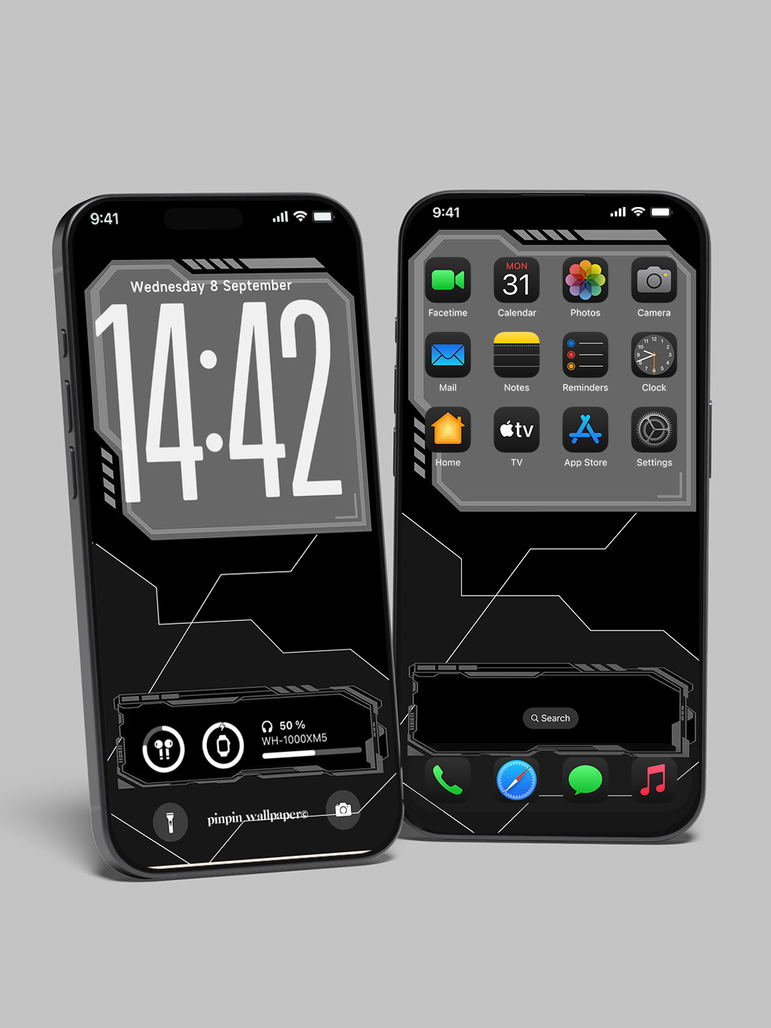 4K HD 壁紙の背景 - iPhone および Android 向け Black Universe Series20