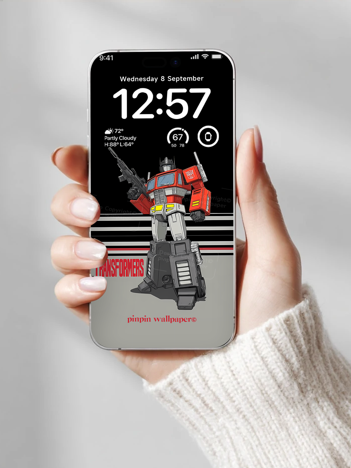 4K HD Phone Wallpaper Background NO.5997-Exquisite Illustration Style Transformers Wallpapers for iPhone and Android